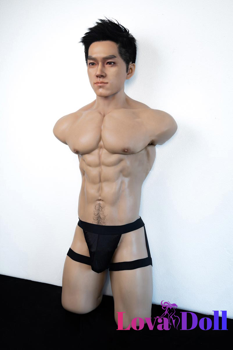 Blacksteel Rogue Silicone Full Body Male Doll from LovaDoll