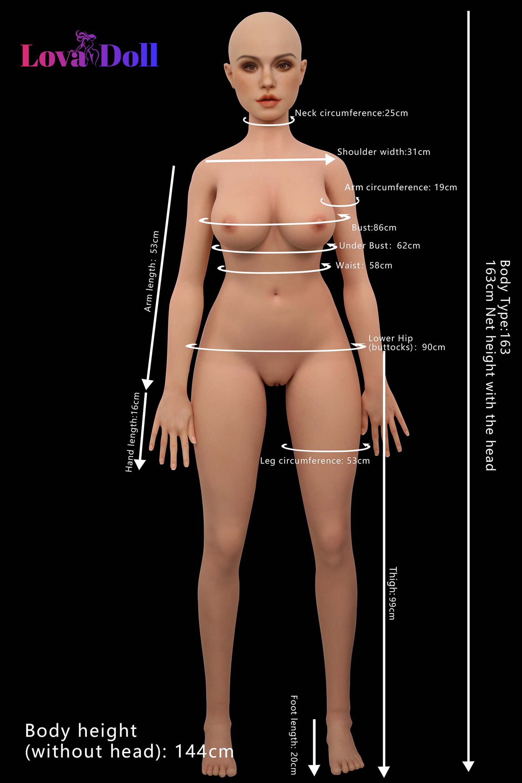 Velvet Ember Silicone Full Body Adult from LovaDoll