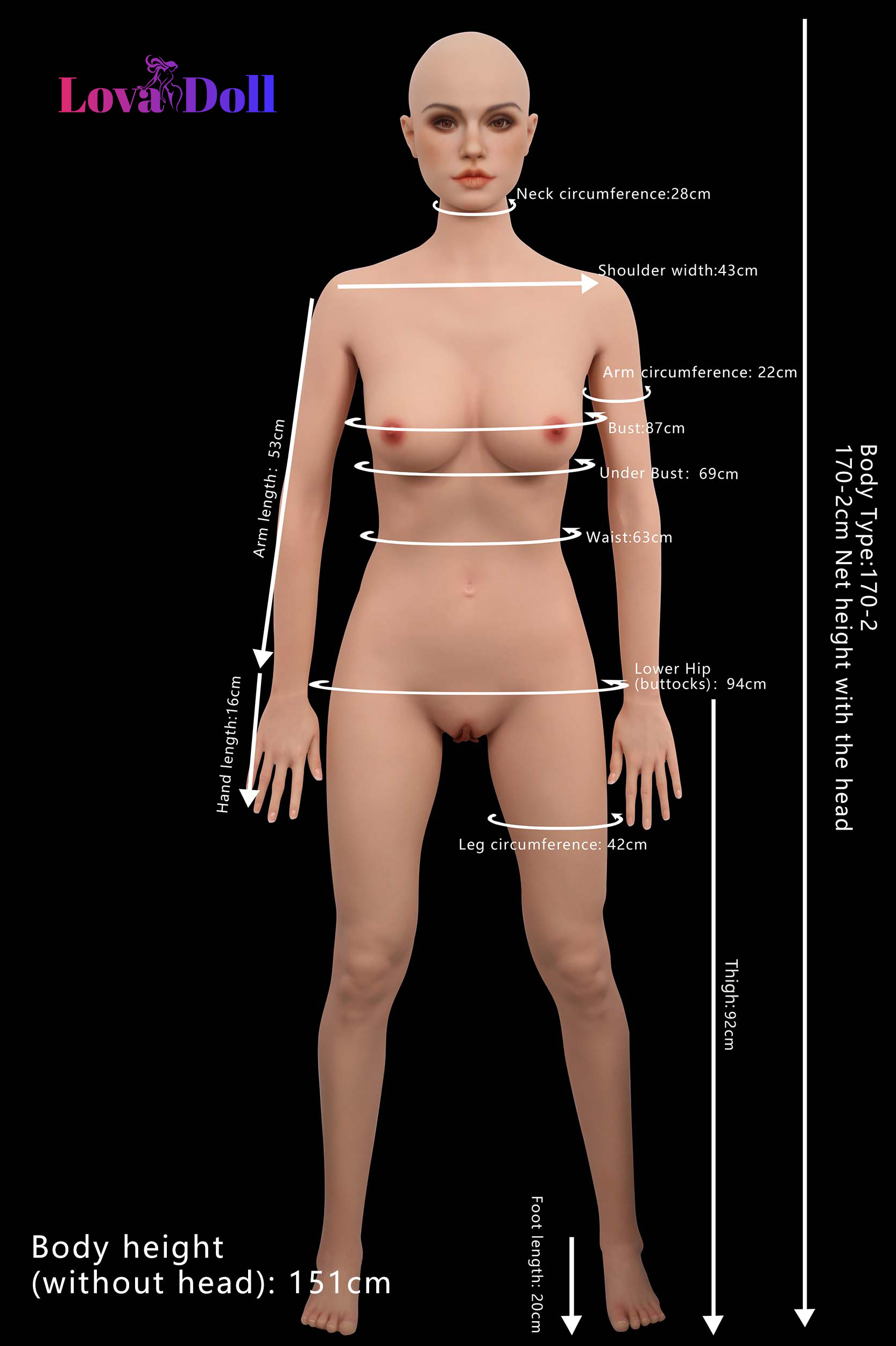 Winterblush Siren Silicone Full Body Adult from LovaDoll